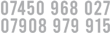 07450968027 07908979915
